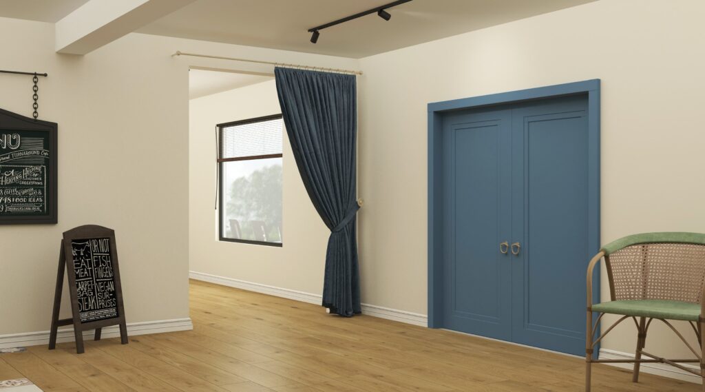 Butik Kafe Tasarımı kafe cift kapi giris tasarimi